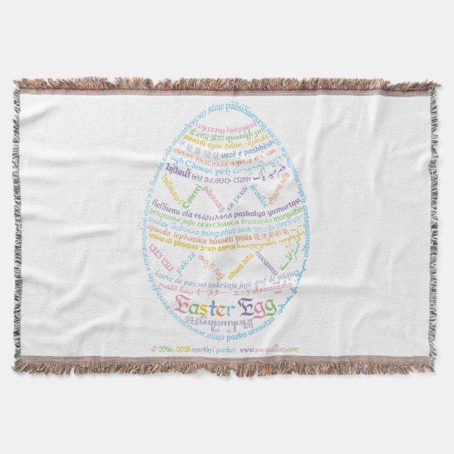 Manta de lanzamiento de huevo de Pascua (Anverso)