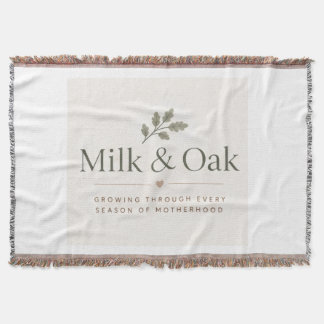 Manta de lanzamiento de Milk & Oak