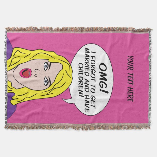 manta de lanzamiento de RETRO COMICS personalizado (Anverso)