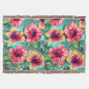 manta de lanzamiento de vibración tropical