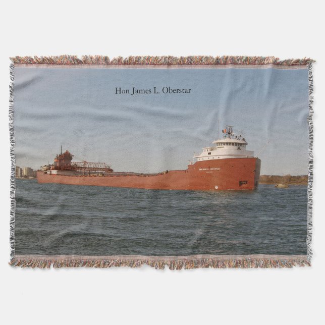 manta de lanzamiento Hon James L. Oberstar (Anverso)