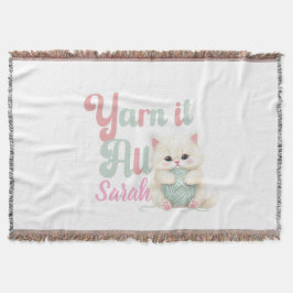 Manta de lanzamiento Personalizada Yarn it All