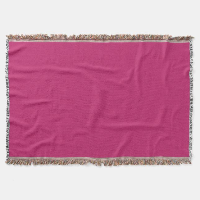 Manta de lanzamiento rosa quemada (Anverso)