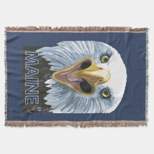 Manta De MaineEagle cierre para arriba