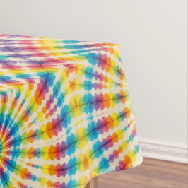 Manta de mesa psicodélica con Tie Dye | Mantel ret