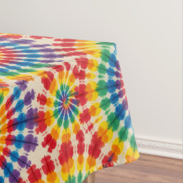 Manta de mesa psicodélica con Tie Dye | Mantel ret