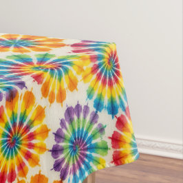 Manta de mesa psicodélica con Tie Dye | Mantel ret