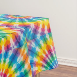 Manta de mesa psicodélica con Tie Dye | Mantel ret