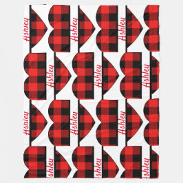 Manta de nombres personalizada para niños y adulto