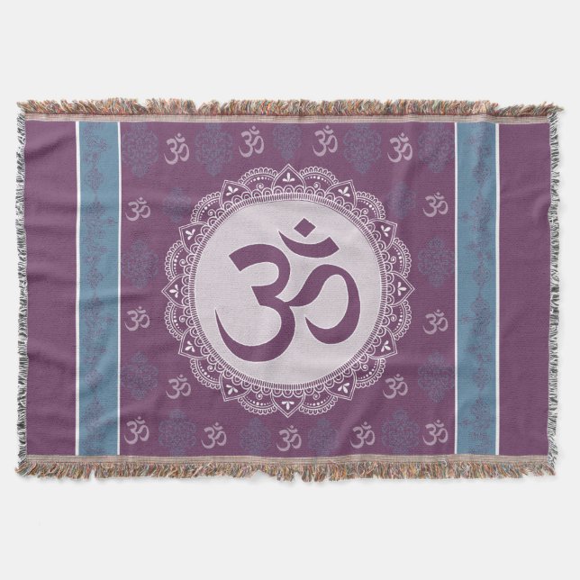 Manta de OM Mandala (Anverso)