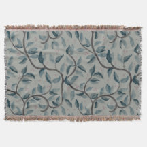 Manta de patrón floral acuarela