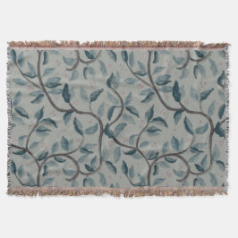 Manta de patrón floral acuarela