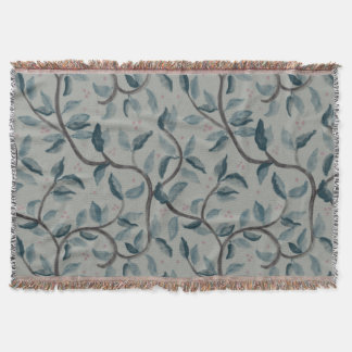 Manta de patrón floral acuarela