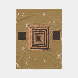 manta de personalizado de estrella marrón