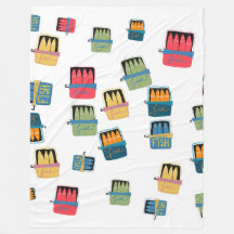 Manta de pescado picado