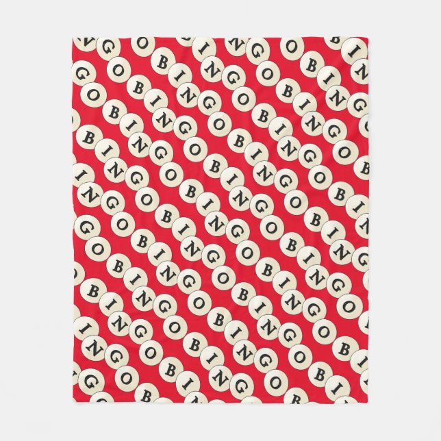 Manta de pulga de arte de palabras de bingo (Anverso)