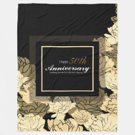 Manta de pulpa de rosa dorada y amarilla