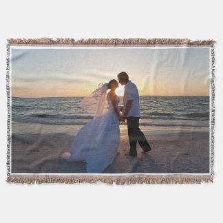 Manta de regalo personalizada con foto de pareja p