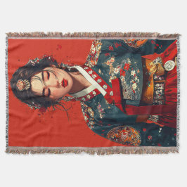 Manta de retrato de Hanbok moderno