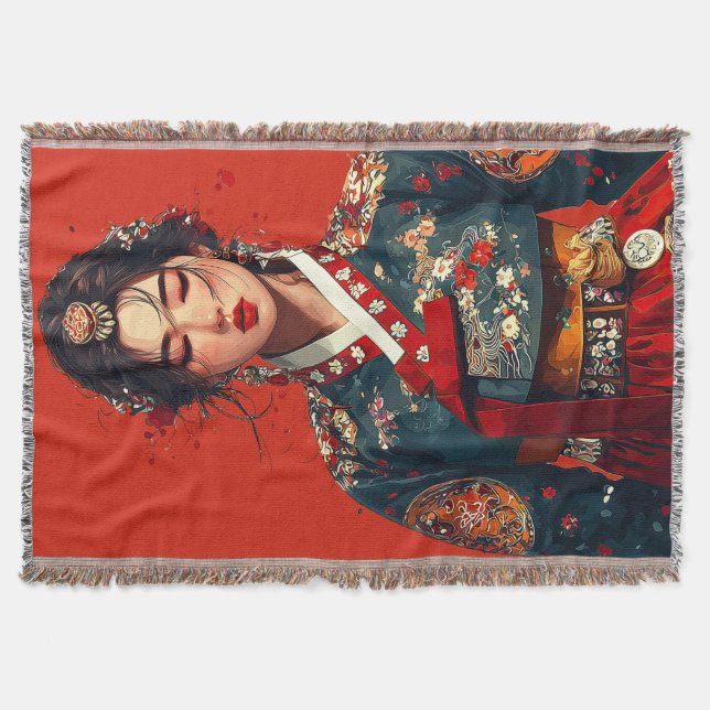 Manta de retrato de Hanbok moderno (Anverso)