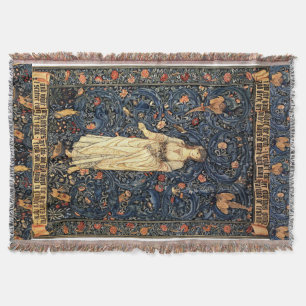 Manta de señora Birds Morris Floral Throw de