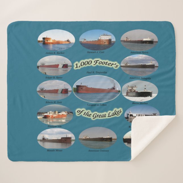 Manta de sherpa de 1000 Footers (Anverso (horizontal))