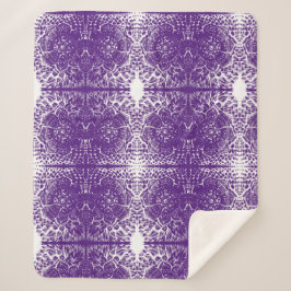 manta de sherpa de sueños de lavanda