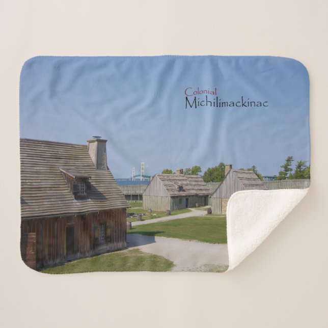 Manta de sherpa michilimackinac colonial (Anverso (horizontal))