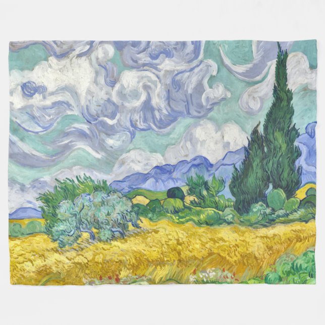 Manta de Van gogh (Frente (Horizontal))