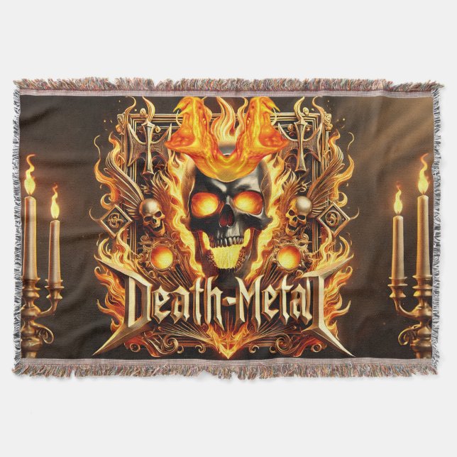 Manta Decke für Death Metal Fans und Musiker (Anverso)