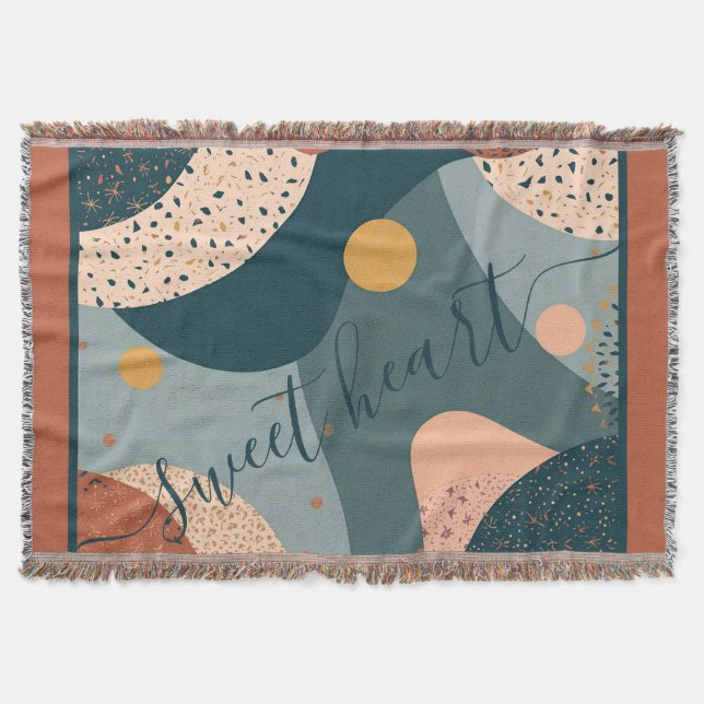 Manta Decoración acogedora y personalizada en el hogar b (Anverso)