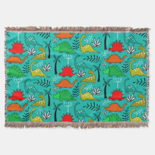 Manta Decoración de guardería de dinosaurios para niños