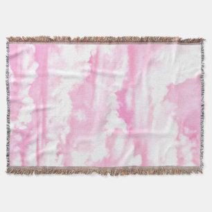 Manta Decoración de nubes negras rosadas pasteles