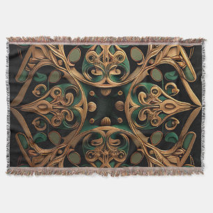 Manta Decoración del patrón de arcilla ornamental de bro