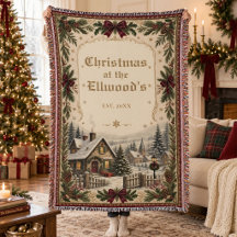 Decoración personalizada de Navidad con apellido d