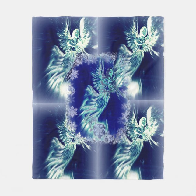 Manta del ángel azul, confortando la versión II (Anverso)