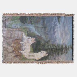 Manta del asilo seguro de los lobos