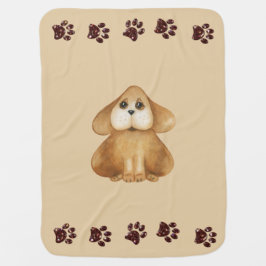 Manta del bebé del perrito