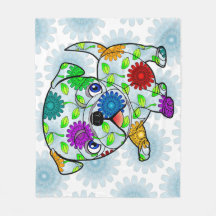 Manta del bebé del perrito del barro amasado -