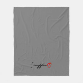 Manta del corazón de Smuffin