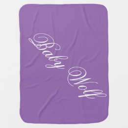 Manta del lobo del bebé del paño grueso y suave