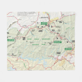 Manta del paño grueso y suave de Great Smoky