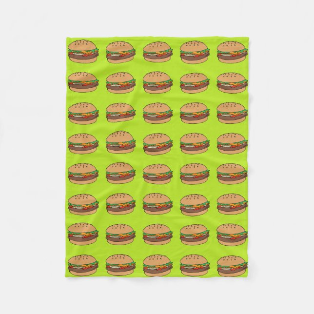 manta del paño grueso y suave de la hamburguesa (Anverso)