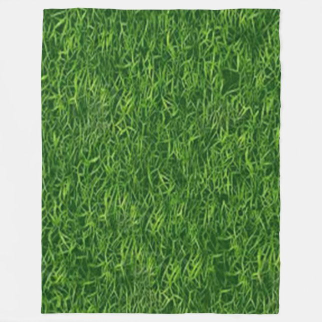 MANTA DEL PAÑO GRUESO Y SUAVE DE LA HIERBA VERDE (Anverso)