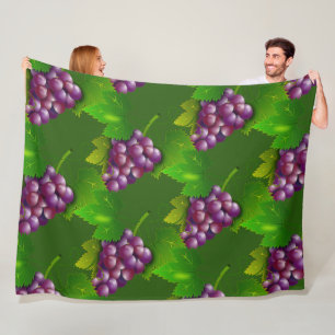 Manta del paño grueso y suave de las uvas