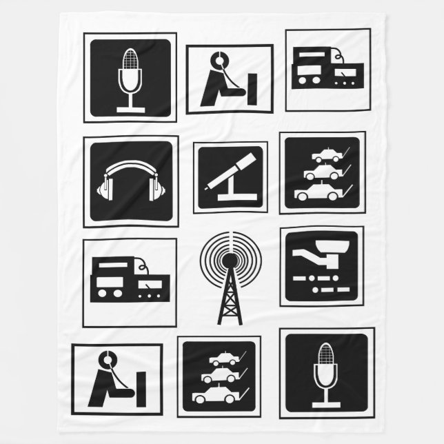Manta del paño grueso y suave de los iconos del (Anverso)
