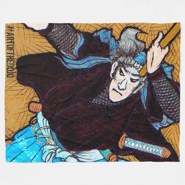 Manta del paño grueso y suave de Musashi (Frente (Horizontal))