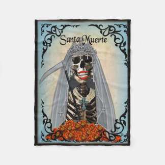 Manta del paño grueso y suave de Santa Muerte,