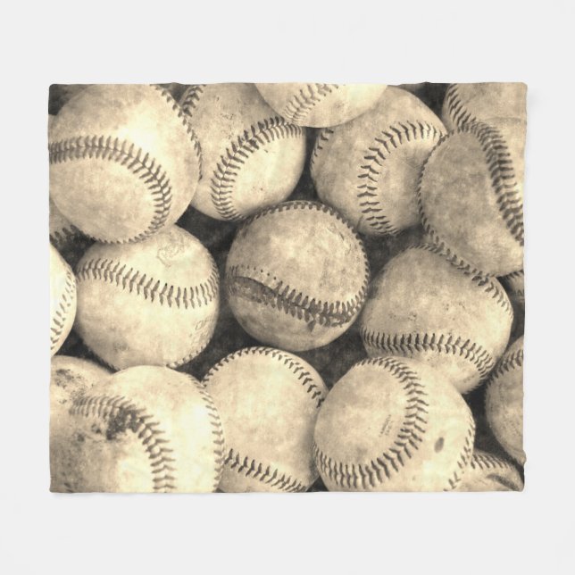 Manta del paño grueso y suave del béisbol del (Frente (Horizontal))