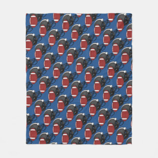 Manta del paño grueso y suave del casco de fútbol